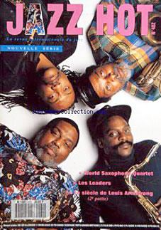 Arthur Blythe, David Murray, Oliver Lake et Julius Hemphill, The world Saxophone Quartet, Jazz Hot n°482, 1991 Arthur Blythe, David Murray, Oliver Lake et Julius Hemphill, The world Saxophone Quartet, Jazz Hot n°482, 1991