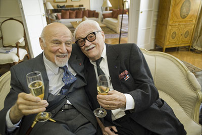 George Avakian et Toots Thielemans © Jos Knaepen