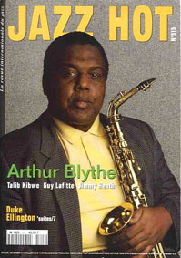Arthur Blythe, Jazz Hot n° 515, 1994 Arthur Blythe, Jazz Hot n° 515, 1994