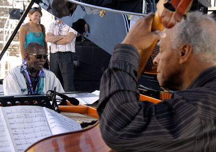 George Cables et Cecil McBee, Jazz  Vienne 2015 © Pascal Kober
