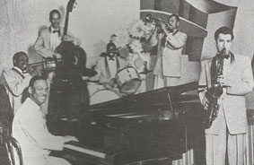 Earl Hines Sextet, Snookies Cafe, New York, 1952 © photo X, Collection Michel Laplace by courtesy