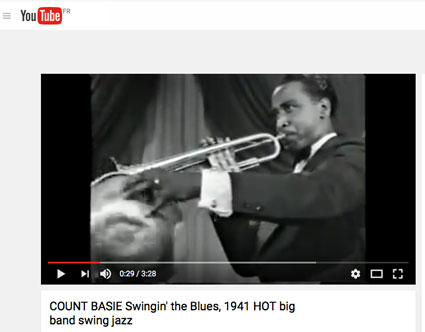 Count Basie Orchestra, 1941, cliquez sur limage pour activer la vidéo