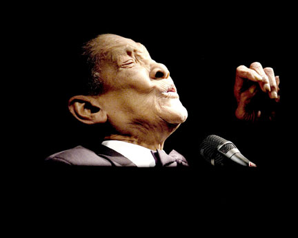 Jimmy Scott au Ronnie Scott's, 13 janvier 2003 © David Sinclair