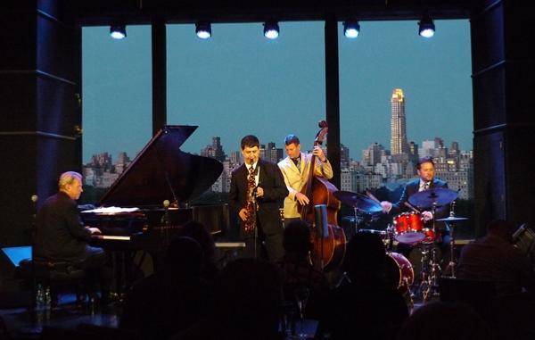 David Hazeltine (p), Dmitry Baevky (as), John Webber (b), Joe Strasser (dm), Dizzy's Club, Jazz at Lincoln Center, 2013 © Marina Chassé, by courtesy