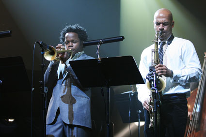 Ambrose Akinmusire, Walter Smith III, Jazz en Tte, Clermont-Ferrand 2009 ©Guy Reynard
