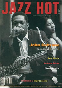 Jazz Hot n492, 1992, John Coltrane en couverture, photo de Chuck Stewart