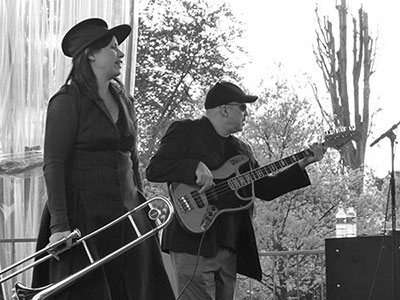 Sarah Morrow et Peter Giron, Jardin d'Acclimatation (avril 2009) © Ma-Ma