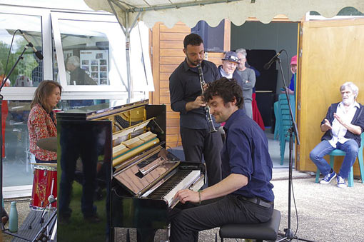 Oph&eacute;lie Luminati, Ezequiel Celada, Auguste Caron &copy; Christian Delamaire/Jazz'N Boogie by courtesy