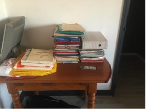 Les partitions avant le tri et le regroupement des pages &copy; Alexandre Litwak