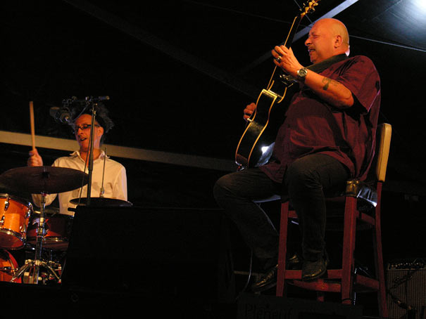 Mourad Benhammou et William Chabbey, Festival Jazz  l'Amirauté, Pléneuf-Val André, 11 juillet 2017 © Yves Sportis