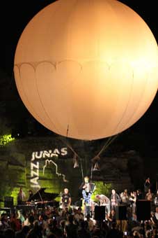 Arnaud Méthivier en ballon © Guy Reynard