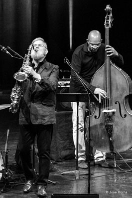 Lew Tabackin et Darryl Hall, San Sebastian 2014 ©Jose Horna