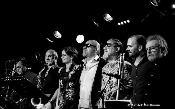 Alain Jean-Marie, David El Malek, Sophie Alour, Stéphane Belmondo, Glenn Ferris, Sylvain Romano, André Ceccarelli © Patrick Martineau Alain Jean-Marie, David El Malek, Sophie Alour, Stéphane Belmondo, Glenn Ferris, Sylvain Romano, André Ceccarelli © Patrick Martineau