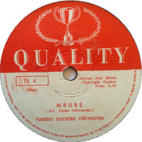 1954. The Tuxedo Slickers Orchestra, Quality TJ4