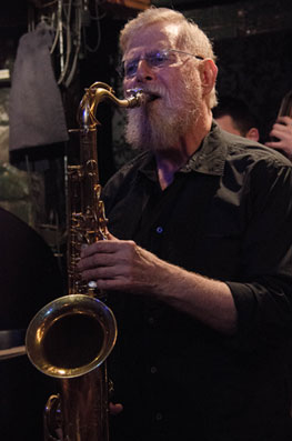 Lew Tabackin au Small's, New York, 2014 ©Mathieu Perez