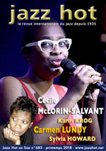 JAZZ HOT n683, printemps 2018, Cécile McLorin Salvant et Carmen Lundy © David Sinclair