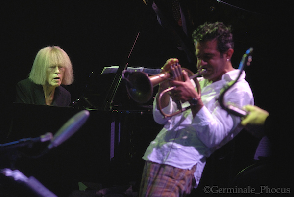 Carla Bley (p) et Paolo Fresu (flh), Monaco, 2007 © Umberto Germinale-Phocus