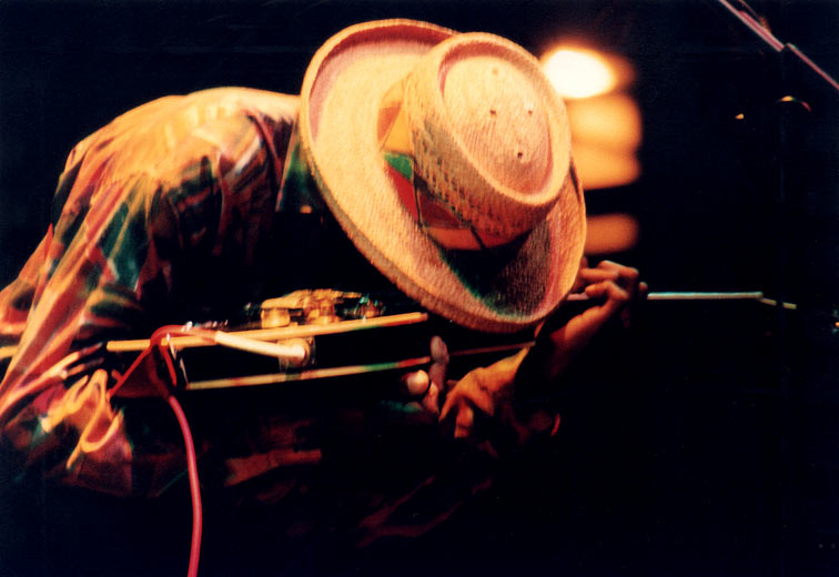 Le blues entre les dents: Walter Wolfman Washington, Festival de Getxo Blues 1996 © Fernand Iza