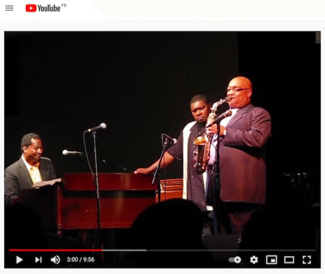 Jeff Clayton (as), Wycliffe Gordon (tb), Vail Jazz Party, CO, 2009, vidéo YouTube, cliquez sur l'image