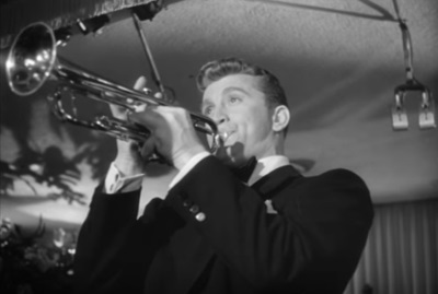 Kirk Douglas dans Young Man with a Horn, 1950 (image tirée de la bande-annonce)
