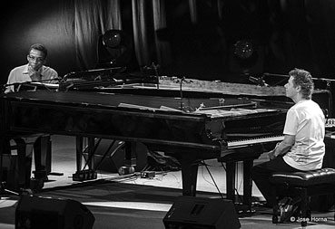 Herbie Hancock et Chick Corea, piano duo, Vitoria, 2015 © Jose Horna