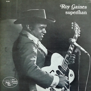 1975. Roy Gaines, Superman, Black & Blue