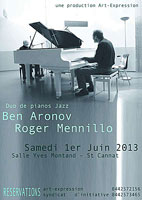 2013. Concert en duo Roger Mennillo/Ben Aronov