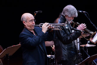 Dave Douglas, Tom Harrell © Gianfranco Rota by Courtesy of Bergamo Jazz