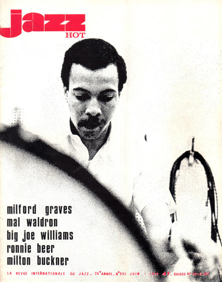 Jazz Hot n°251-1969, Milford Graves Jazz Hot n°251-1969, Milford Graves