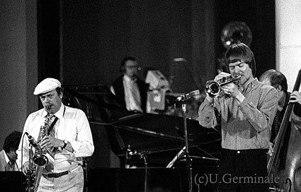 Phil Woods et Tom Harrel, San Remo 1986 © Umberto Germinale