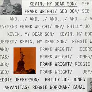 1978. Frank Wright, Kevin, My Dear Son, Sun Records 004