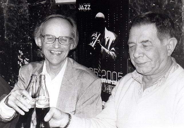 Alain Antonietto et Ren&eacute; Mailhes, 70 ans de Jazz Hot, La Huchette, 2005 &copy; Mai Mai