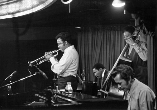 Harry Sweets Edison at Memory Lane Steak House, Los Angeles, 1970, Harry Sweets Edison (tp), Hampton Hawes (p), Leroy Vinnegar (b), Bobby Thompson (dm) © Ray Avery/CTSIMAGES Harry Sweets Edison at Memory Lane Steak House, Los Angeles, 1970, Harry Sweets Edison (tp), Hampton Hawes (p), Leroy Vinnegar (b), Bobby Thompson (dm) © Ray Avery/CTSIMAGES
