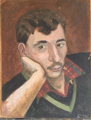 Portrait de Mickey Larché par Claude Gousset, by courtesy of Richard Larché
