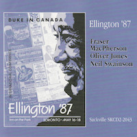 1987. Fraser MacPherson/Oliver Jones/Neil Swainson, Ellington '87, Sackville