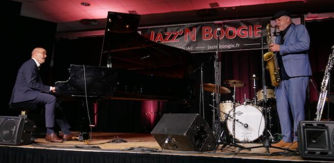  Frank Muschalle (p) et Stephan Holstein (ts), Jazz'N Boogie, Tint&eacute;niac, 13 juin 2025 &copy; J&eacute;r�me Partage
