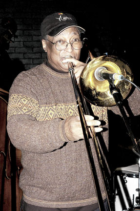 Curtis Fuller at Ronnie Scott's, 7 march 2005 © David Sinclair