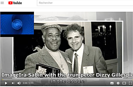 Ira Sabin et Dizzy Gillespie dans les années 1980, émission © YouTube Ira Sabin et Dizzy Gillespie dans les années 1980, émission © YouTube
