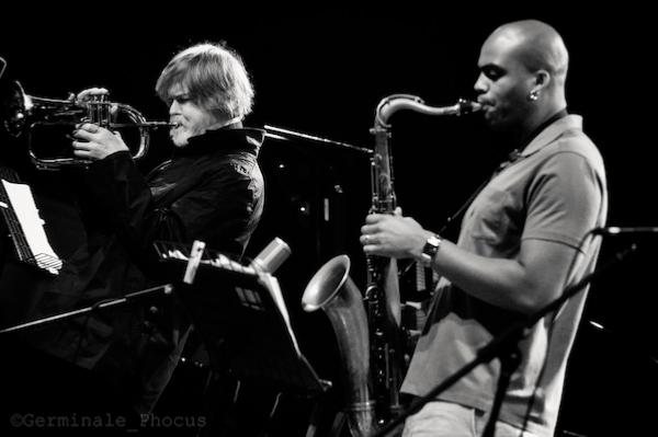 Wayne Escoffery (ts) avec Tom Harrell (flh), Alassio, Italie, 2008 © Umberto Germinale-Phocus