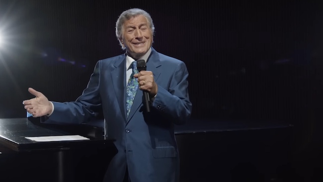 Tony Bennett (voc) en duo avec Bill Charlap (p), en 2015, image extraite de YouTube