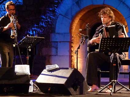 Emile Parisien-Vincent Peirani, La Seyne 2013 ©Serge Baudot