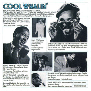 C. 1949-50. Eddie Jefferson, Cool Whalin�, Spotlite 135