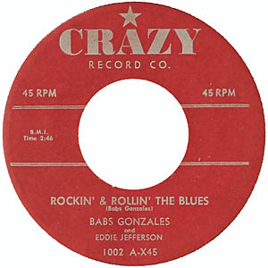 1953. Babs Gonzales, Eddie-Jefferson, Crazy