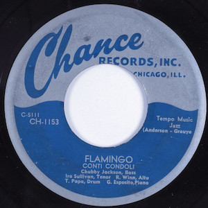 78t 1953. Conte Candoli, Flamingo/Mambo Junior, Chance 1153 78t 1953. Conte Candoli, Flamingo/Mambo Junior, Chance 1153