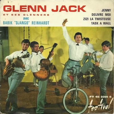 45T 1962. Glenn Jack et ses Glenners avec Babik "Django" Reinhardt, Festival