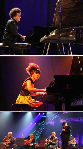 Jacky Terrasson, Hiromi et Guitar Conference © Guy Reynard