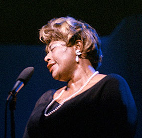 Ella Fitzgerald [portrait] Newport Jazz Festival 1966 © Raymond Ross Archives/CTSIMAGES