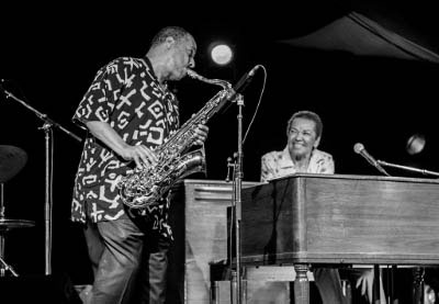 Ricky Ford et Rhoda Scott, festival de jazz de Toucy 2013 © Mathieu Perez