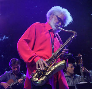 Sonny Rollins avec Peter Bernstein et Bob Cranshaw © Ellen Bertet Sonny Rollins avec Peter Bernstein et Bob Cranshaw © Ellen Bertet