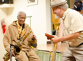 Monday Jam session : Fred Staton, Art Baron © Mathieu Perez